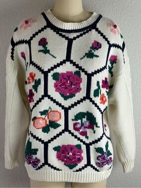 Birch Bros by The Eagle's Eye Vintage 80s 90s Pullover Knit Sweater Medium